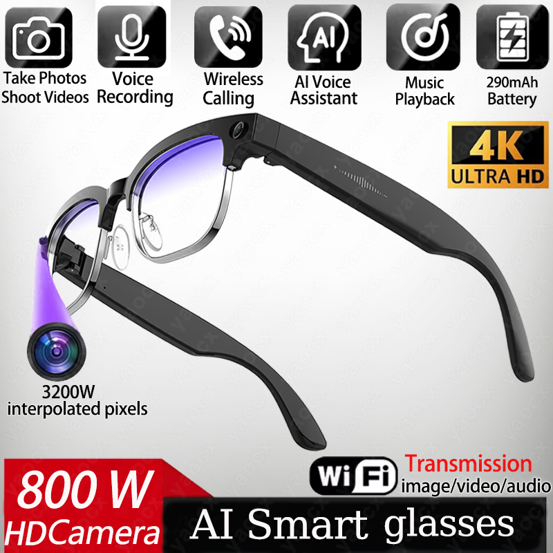 Photography Japanese - Okulary inteligentne 4K z AI, kamera