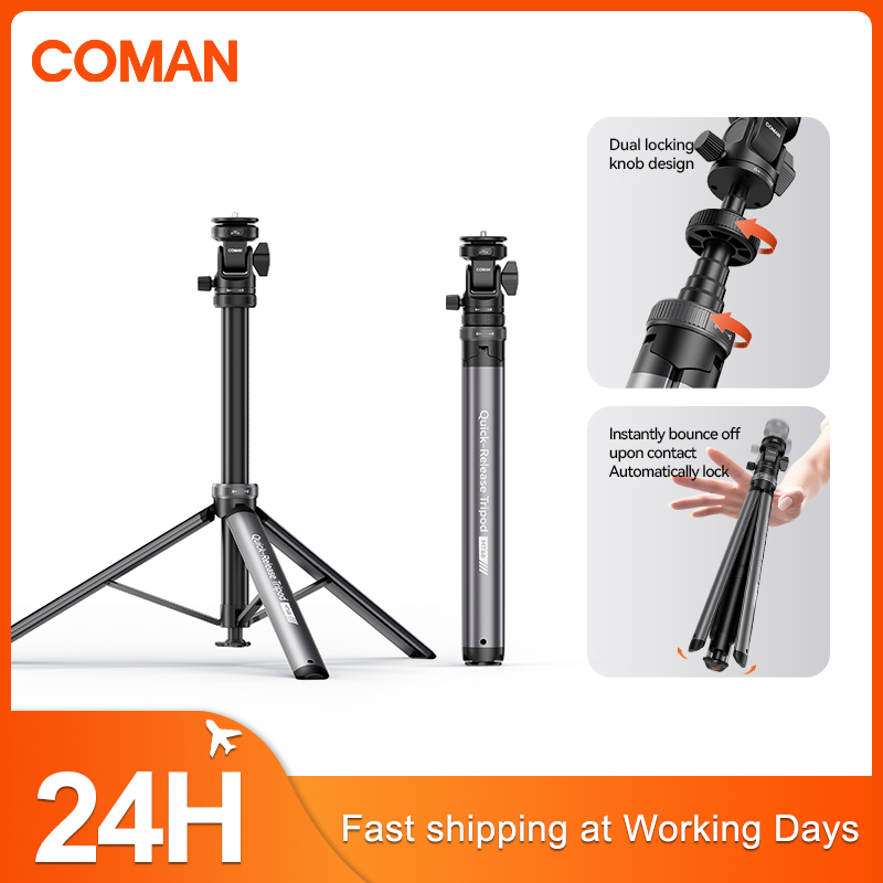 Photography Basics - Statyw oświetleniowy COMAN MT68 z szybkozłączką,